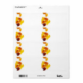 Étiquette Feuilles d'érable (Feuille entière)