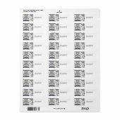 Étiquette Feuilles violettes (Feuille entière)