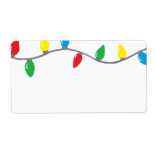 étiquette "Feux de Noël" (Devant)