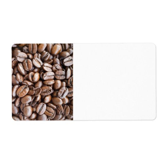 Étiquette Fèves de café (Devant)