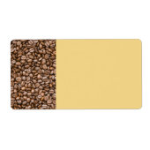 Étiquette Fèves de café (Devant)