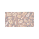 Étiquette Fèves de café (Devant)