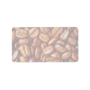 Étiquette Fèves de café