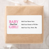 Étiquette Fier Papa Bébé Fille Cadeaux (En situation)