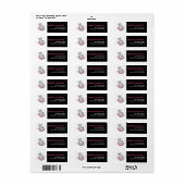 Étiquette Fier retour de la femme de la Force aérienne (Feuille entière)