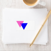 Étiquette Fierté bisexuelle Biangles (En situation)