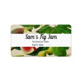 Étiquette figues vintages - confiture personnalisée (Devant)