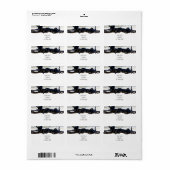 Étiquette Fil Barbed du désert (Feuille entière)