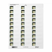 Étiquette Fille 5 (Feuille entière)