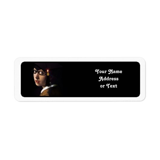 Étiquette Fille avec le Casquette de la graduation (apprenti (Devant)