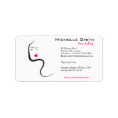 Étiquette Fille avec l'icône de marquage à chaud de (Devant)