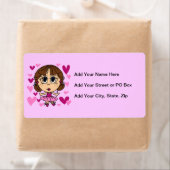 Étiquette Fille de ballerine (En situation)