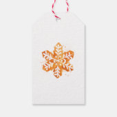 Étiquette Fille en pain d'épices Baby shower Favor (Dos)