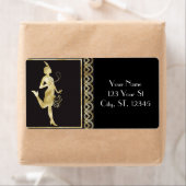 Étiquette Fille Flapper des années 1920 Thunder_Cove (En situation)