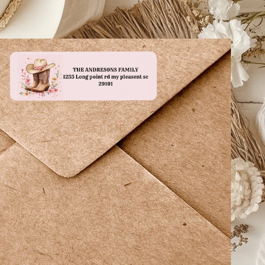 Étiquette Fille Fleur sauvage Bash Anniversaire | Occident r