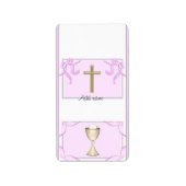 Étiquette Fille Première Communion Hershey Mini Candy Wrappe (Devant)