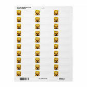 Étiquette FilleFace 4 (Feuille entière)