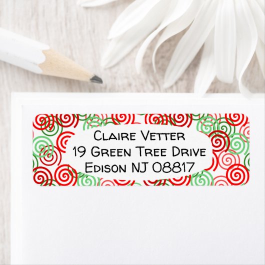 Étiquette Fils de Noël (En situation)