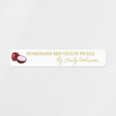 Étiquette fin de chiche rouge maison (Design 1)