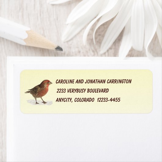 Étiquette Finch Maison (En situation)