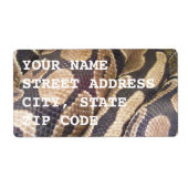 Étiquette Fiona BP (Devant)