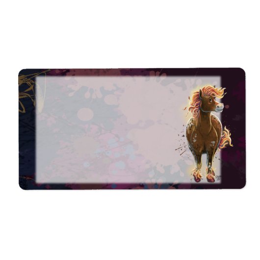 Étiquette Fire Horse (Devant)