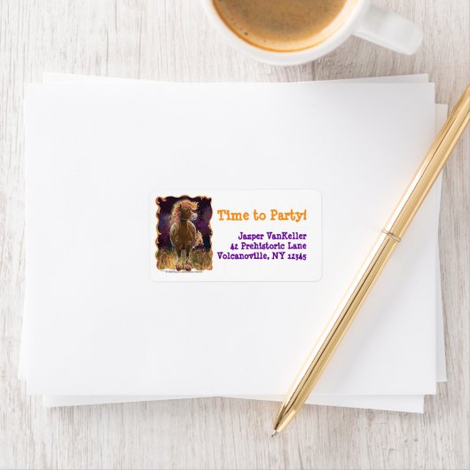 Étiquette Fire Horse (En situation)