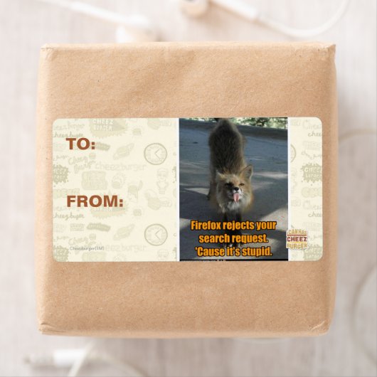 Étiquette Firefox rejette (En situation)