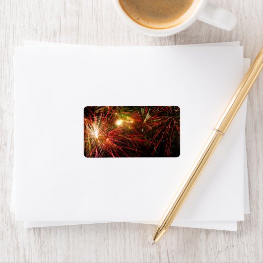 Étiquette Firework 33 (En situation)