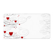 Étiquette Fissures cardiaques (Devant)