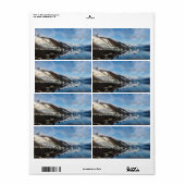 Étiquette Fjord du Collège Icy (Feuille entière)