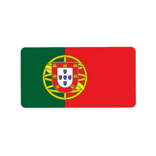 Étiquette Flag of Portugal (Devant)