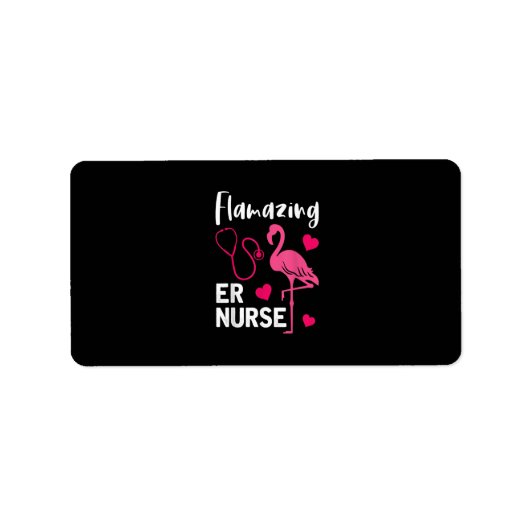 Étiquette Flamazing Flamingo (Devant)