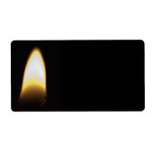 Étiquette Flamme (Devant)