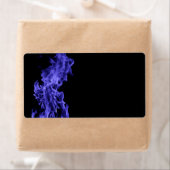 Étiquette Flamme bleue (En situation)