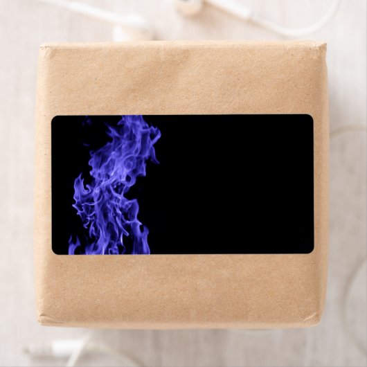 Étiquette Flamme bleue (En situation)