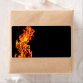 Étiquette Flamme orange (En situation)