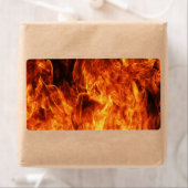 Étiquette Flamme orange (En situation)