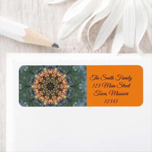 Étiquette Flèche automnale (En situation)