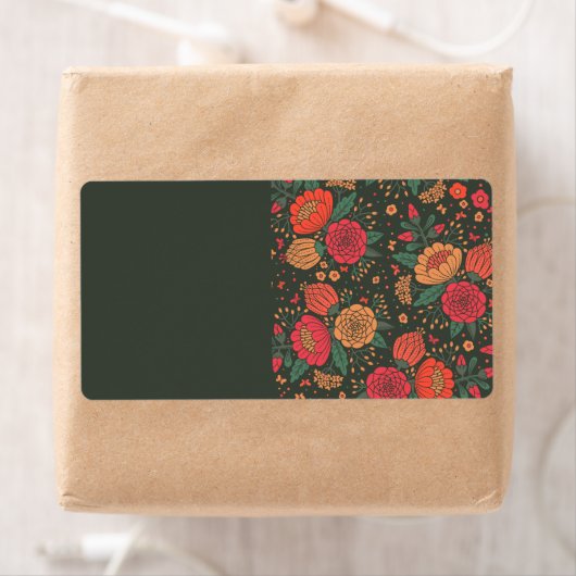 Étiquette fleur (En situation)