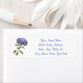 Étiquette Fleur Blue Hydrangea (En situation)