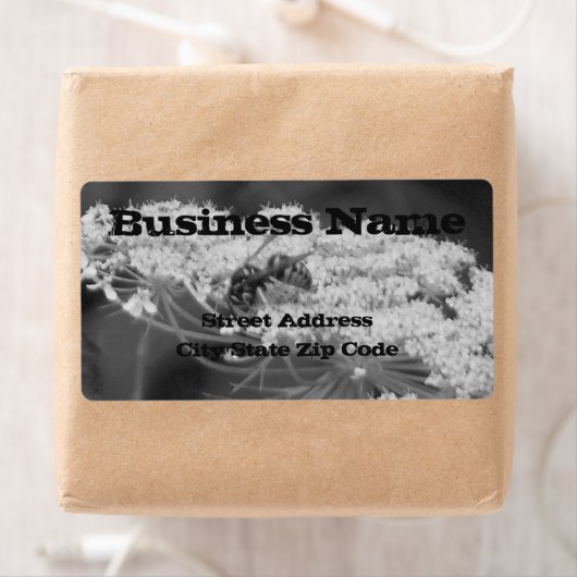 Étiquette Fleur d'abeille sauvage (En situation)