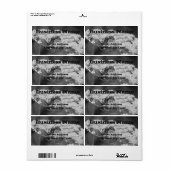 Étiquette Fleur d'abeille sauvage (Feuille entière)