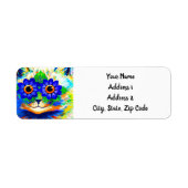 Étiquette Fleur de chat (Devant)