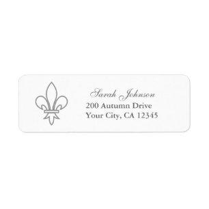 Étiquette Fleur-De-lis