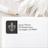 Étiquette Fleur de Lis (En situation)