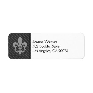 Étiquette Fleur de Lis