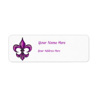 Fleur de Lis en Lavande violette