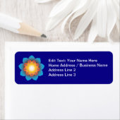 Étiquette Fleur de lotus à 9 points (En situation)