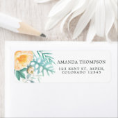 Étiquette Fleur de menthe tropicale (En situation)